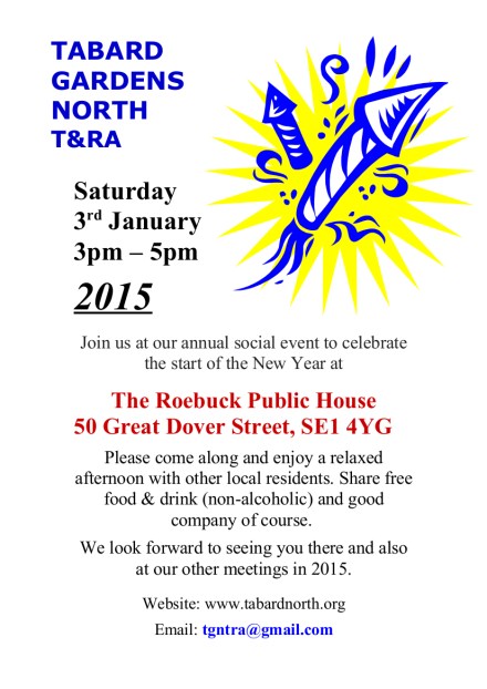 New Year invite 3rd January 2015