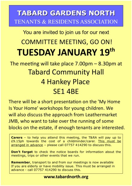 Committee Meeting colour leaflet 19th January2016