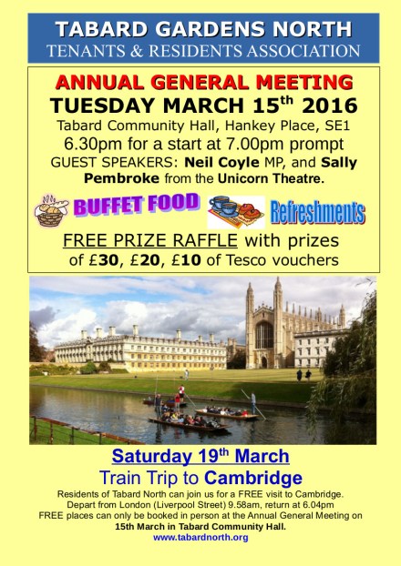 AGM poster 15th March 2016