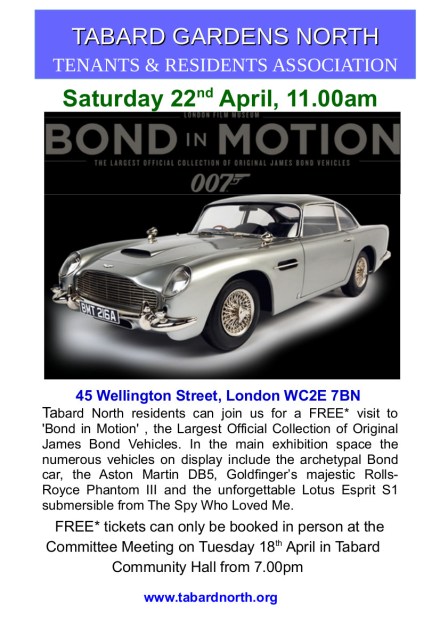 James Bond 22nd April 2017