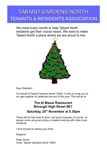 Invite 25th November 2017