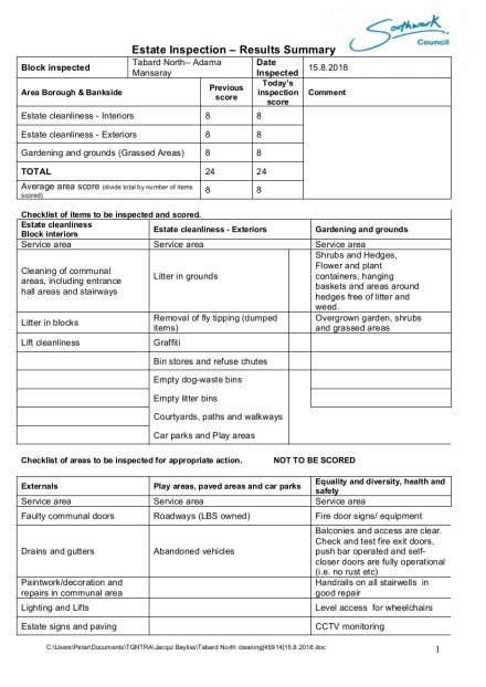 Tabard North cleaning[45914]15.8.20181