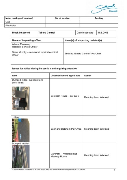 Tabard North cleaning[45914]15.8.20182