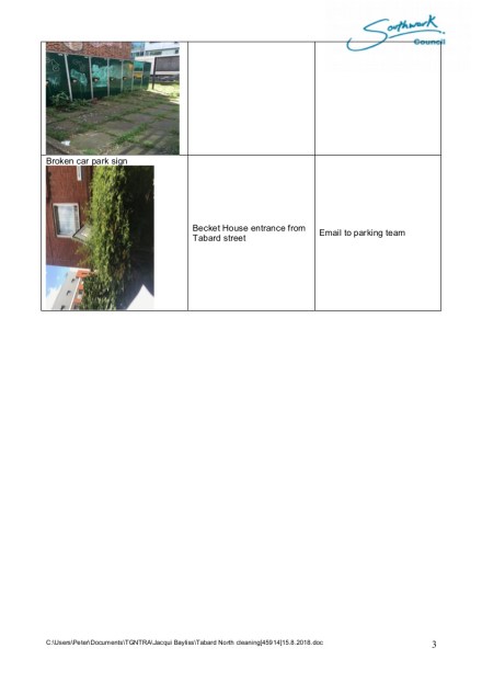 Tabard North cleaning[45914]15.8.20183