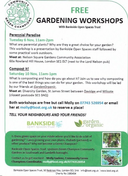 BOST Gardening Workshops 1