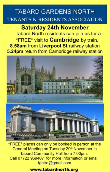 Cambridge colour 24th Novenber 2018