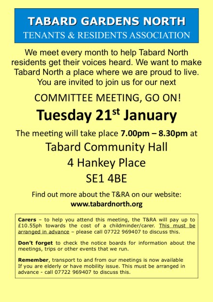 Committee Meeting colour January 2020